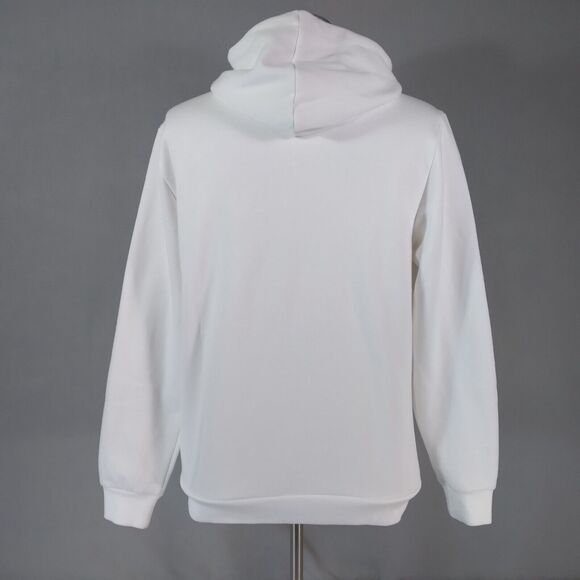 Puma hoodie sweatshirt sweater Men's small White logo spell out fleece NEW - Picture 6 of 11